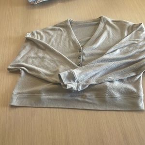 Alo crop top sweater